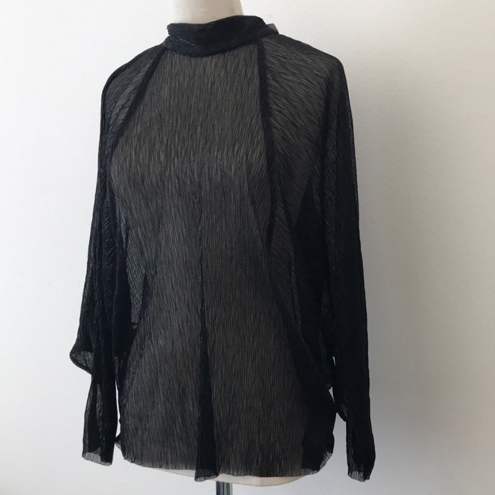 🔥 TopShop Sheer Batwing Top Size 4🔥